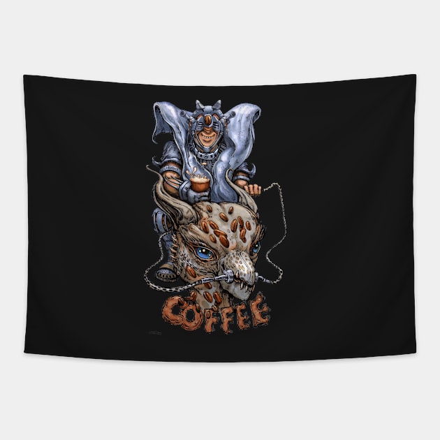 Colonel Coffee Tapestry by Lefrog