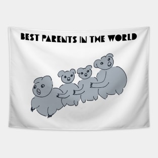 Best Parents in the World Tapestry