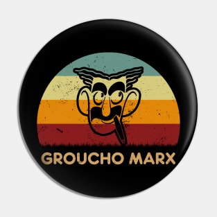 Retro Sunset - Groucho Marx Brothers Pin