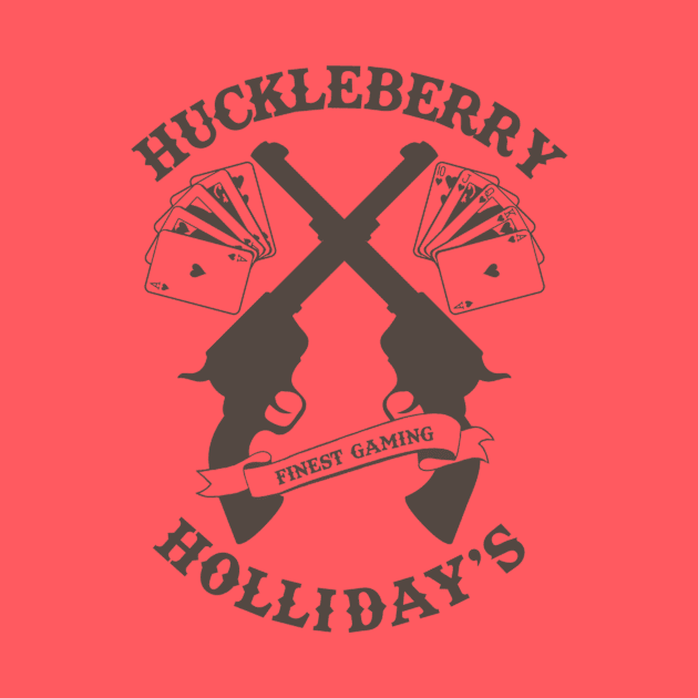 HuckleberryHolliday Brown Logo by huckholliday
