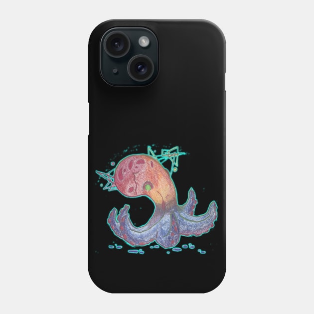 Geometric Octopus Phone Case by AkiYami