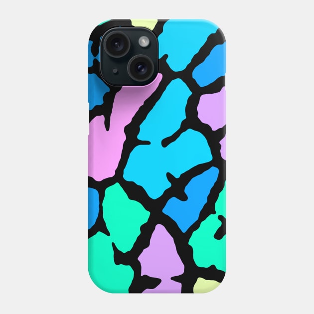 Pastel Giraffe Print Phone Case by BlakCircleGirl