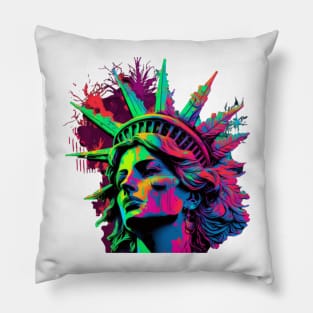 statue of liberty Pillow