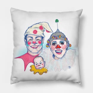 Clown Family Pillow