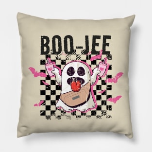 Boo Jee funny halloween Pillow