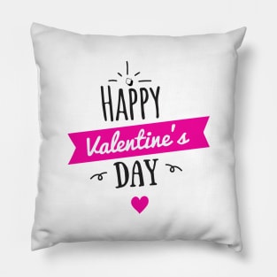 Happy Valentines Day Pillow