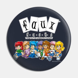 Faux Facts Chibis Pin