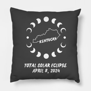 Kentucky Total Solar Eclipse  2024 Pillow