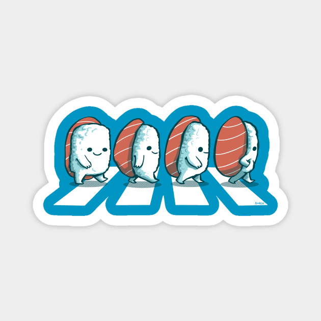 Sushi Road Magnet by Andriu