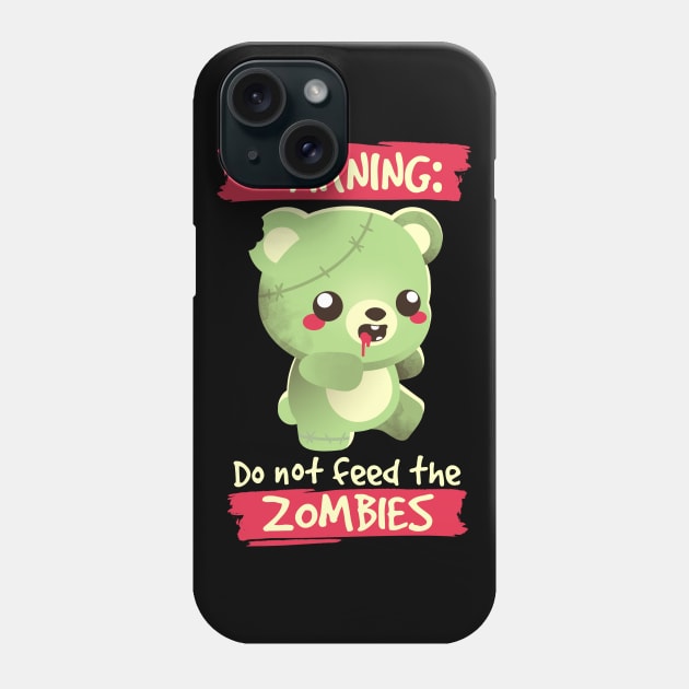 Zombie bear Phone Case by NemiMakeit