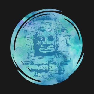 Bayon Face Blue T-Shirt