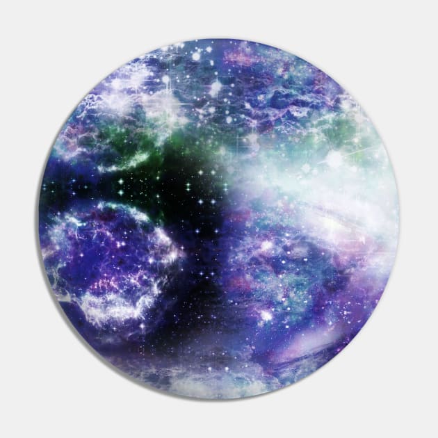 Blue Purple Space Texture Pin by saradaboru