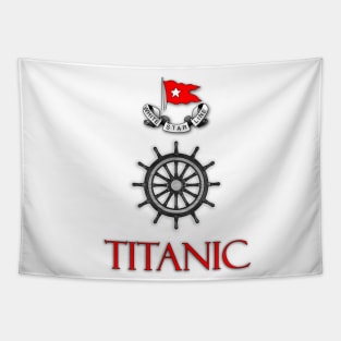 titanic white star line Tapestry