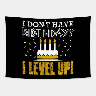 Birthdays (white) Tapestry