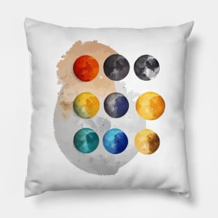 Lunar Phases Unveiled - Embrace the Dance of the Moon Pillow