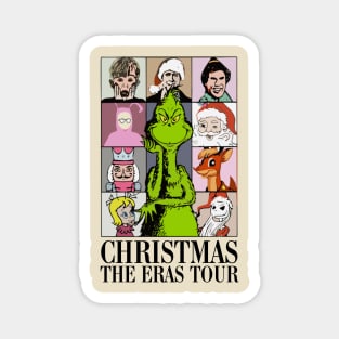 Christmas The Eras Tour Christmas Family And Merry Grinchmas Magnet