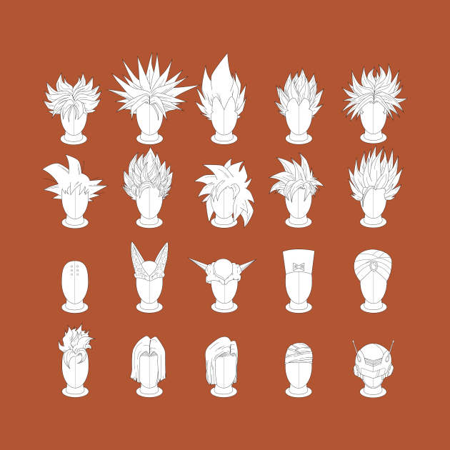 DBZ Hair Styles by Dori