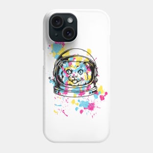 mischievous space kitten Phone Case