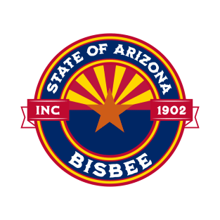 Bisbee Arizona State Flag Design T-Shirt