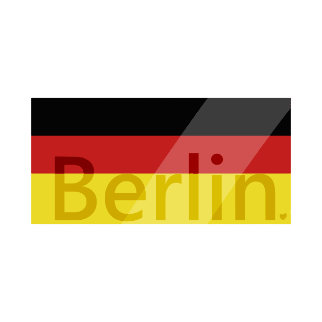 Berlin - German Flag by PandLCreations