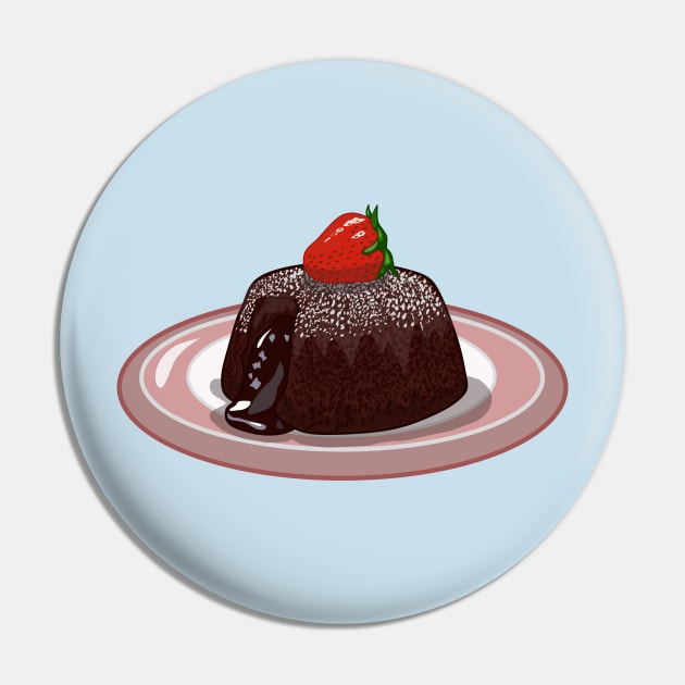 Chocolate lava cake cartoon illustration Pin by Miss Cartoon