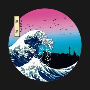 Tokyo Kanagawa Wave 90s T-Shirt