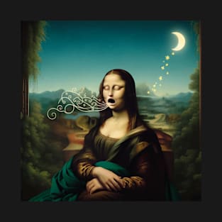 Mona Lisa Rests: World Sleep Day T-Shirt
