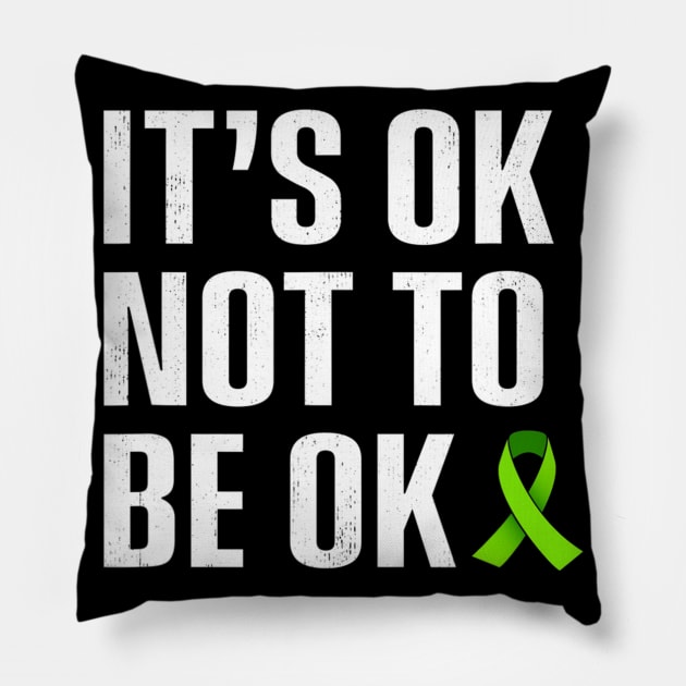 Its Ok Not To Be Ok Mental Health Pillow by hony.white