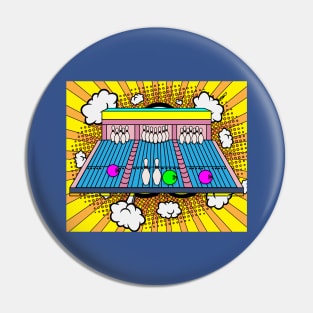 Funny Skittles Bowling Match Pin