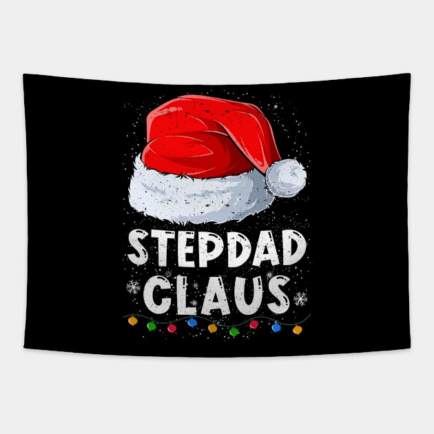 Stepdad Claus Christmas Santa Family Matching Pajama Tapestry by tabaojohnny