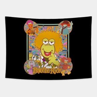 Trippy Fraggle Rock Tapestry