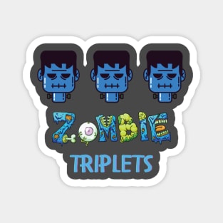 Zombie Triplets T-shirt Magnet