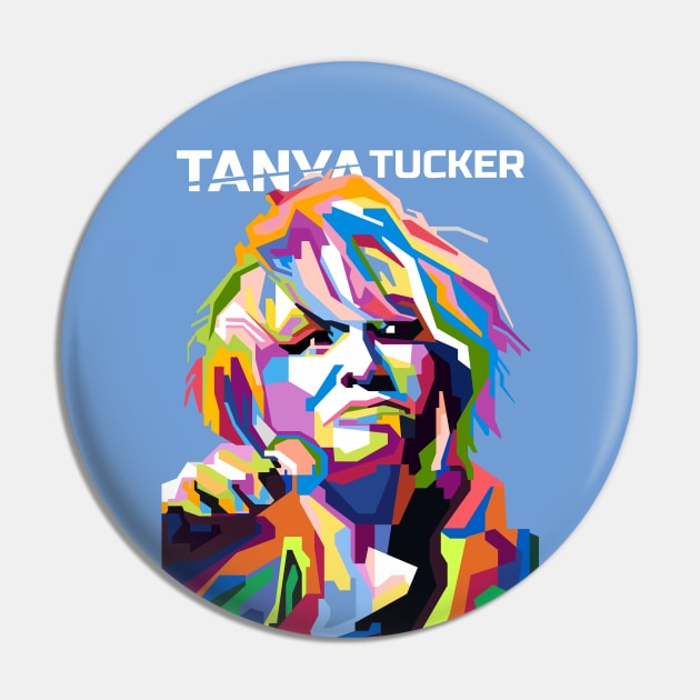 Tanya Tucker in WPAP Popart Illustrations Pin by smd90