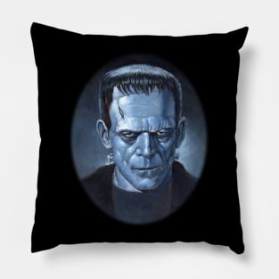 Frankenstein Blues Pillow