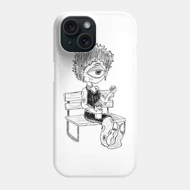 Cyclops Mermaid Phone Case by Tommythemage