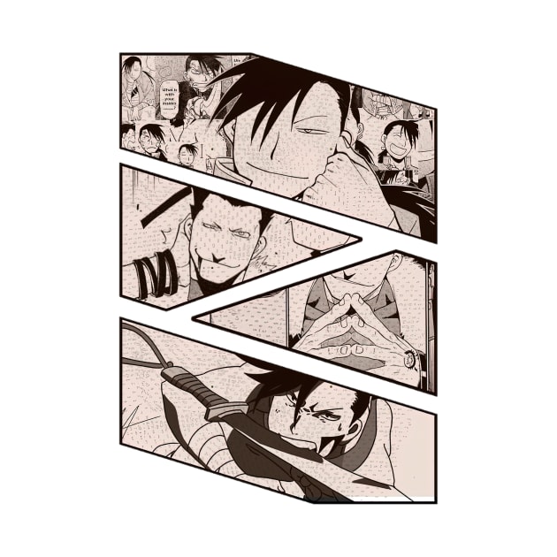 Ling Yao Greed Fullmetal Alchemist Brotherhood Hagane No Renkinjutsushi Manga Panel by AinisticGina
