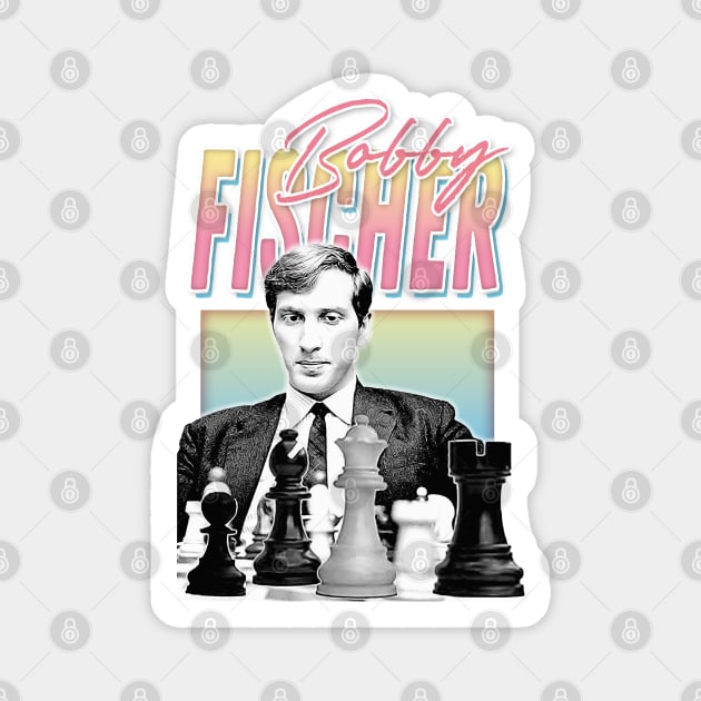 Bobby Fischer / Chess Legend Magnet by DankFutura