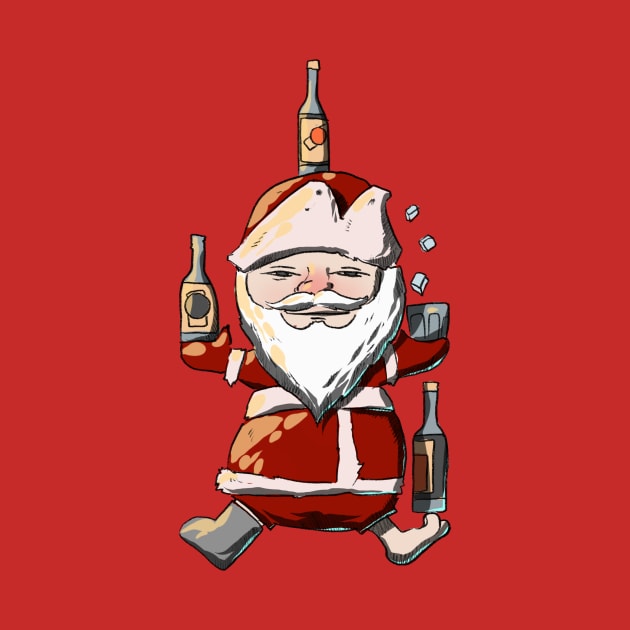 Drunk Santa Clous by Kotolevskiy