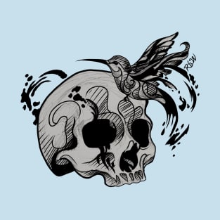 Skull and Hummingbird T-Shirt