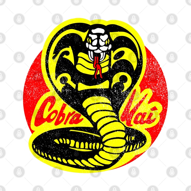 Vintage Cobra Kai Retro 80s T-Shirt by Made In Kush