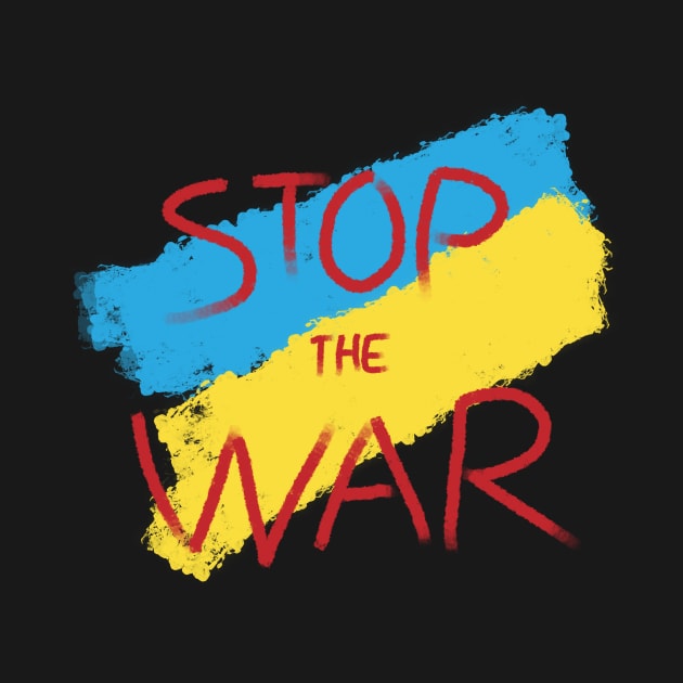 Stop The War Ukraine Support T shirt by Nerdy