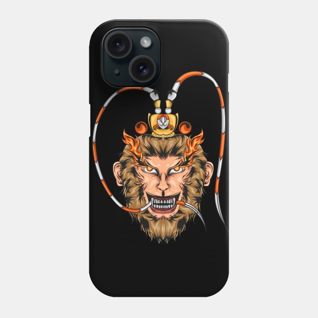 Wukong Monkey King Phone Case by Modalaksi