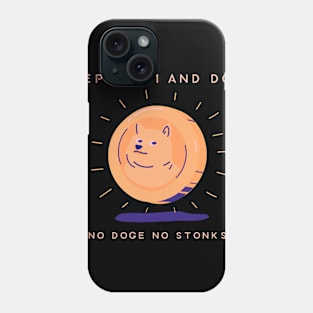 Keep Calm & Dogecoin 04 Phone Case