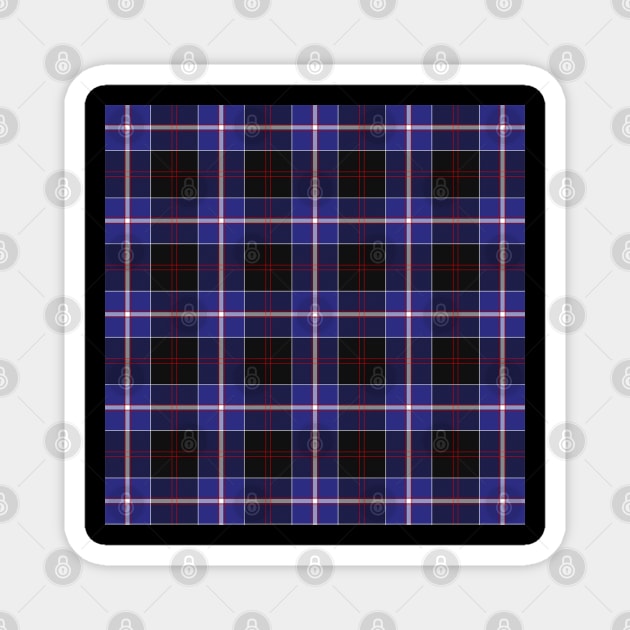 Dunlop Modern Plaid Tartan Scottish Magnet by ScottishShop