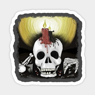 Chant Candle in the Skull onto Darkness Magnet