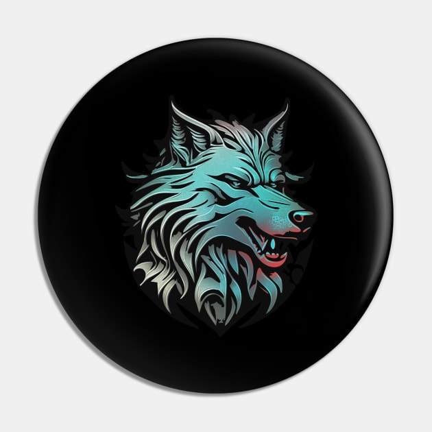 Werewolf High Detail Design Pin by Embrace Masculinity