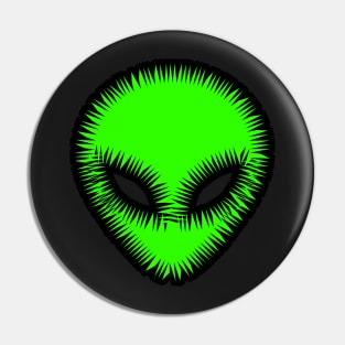 Alien Head Evil Design Pin