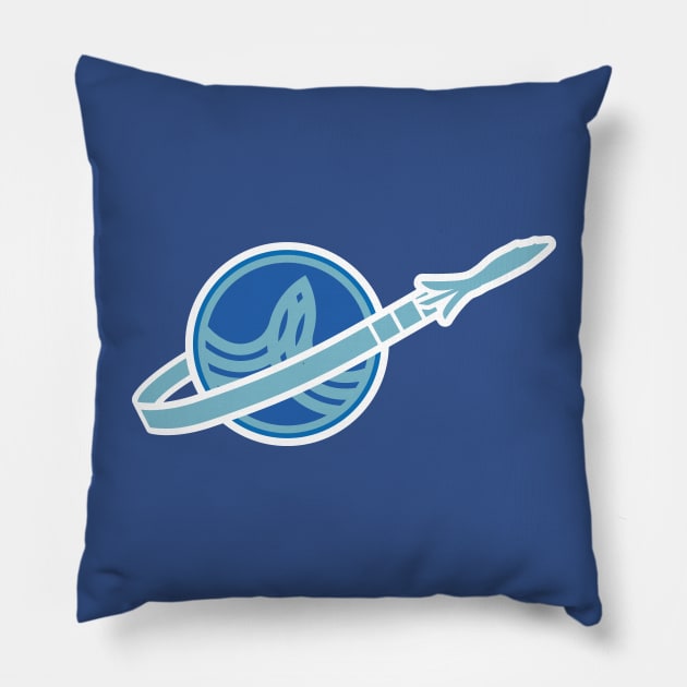 Not-so Final Frontier Pillow by DCLawrenceUK