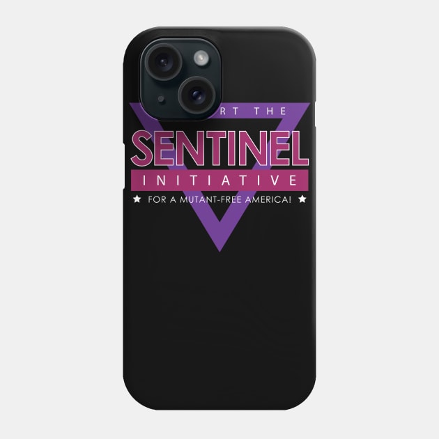 Support the Sentinel Initiative Phone Case by eightballart