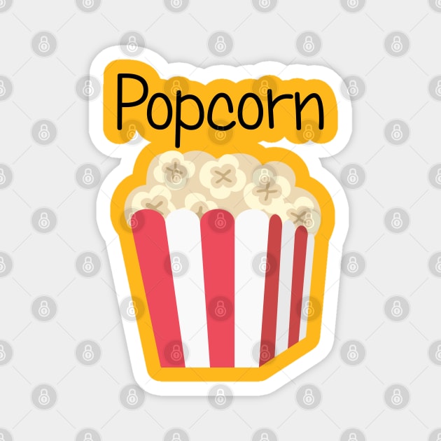 Popcorn Magnet by EclecticWarrior101